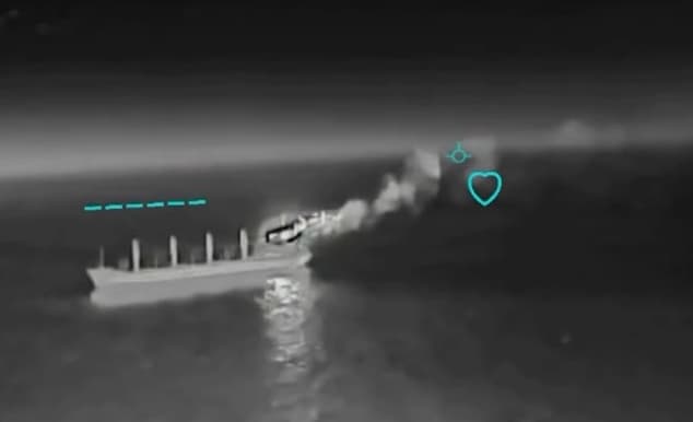 У Чорному та Азовському морях за два тижні уражено вже 196 плавзасобів окупантів / скрін з відео.