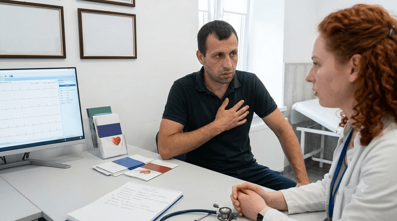 Влітку люди часто звертаються до лікарів із серцево-судинними захворюваннями / фото ілюстративне