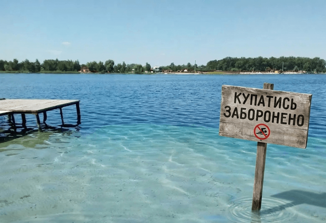 Озеро Задорожнє закрили для купання після масового отруєння