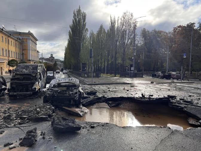 Кличко розповів про руйнування в Києві внаслідок ракетних ударів