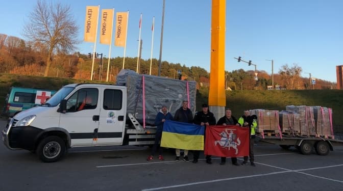 Україна отримала від Литви першу партію генераторів
