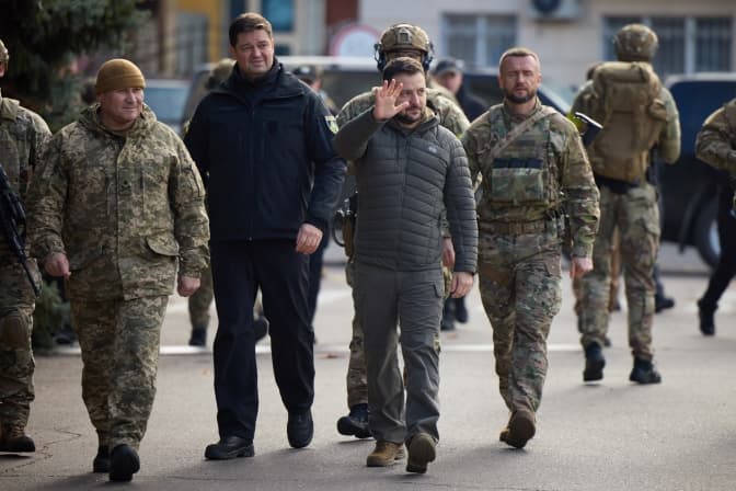 Зеленський відвідав звільнений Херсон