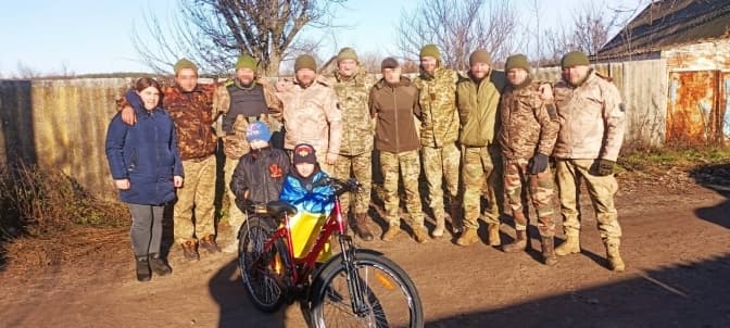 Захисники з Львівщини здійснили мрію восьмирічного харків’янина
