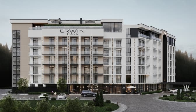 Новий апарт-готель збудують на курорті Поляна. Особливості, візуалізація
