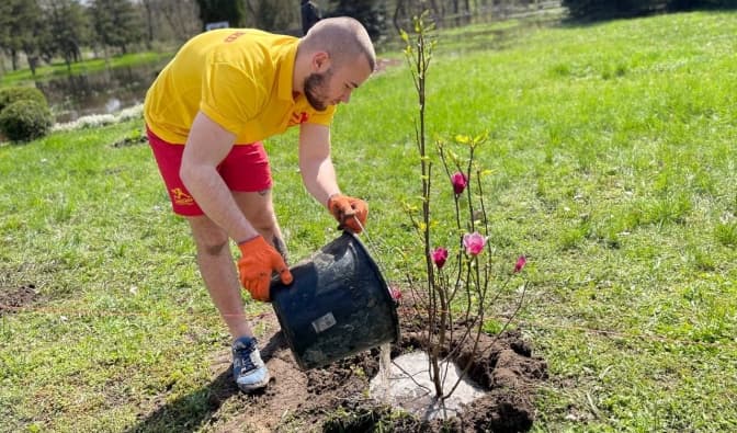 У Києві на Трухановому острові заклали Алею пам’яті героїв
