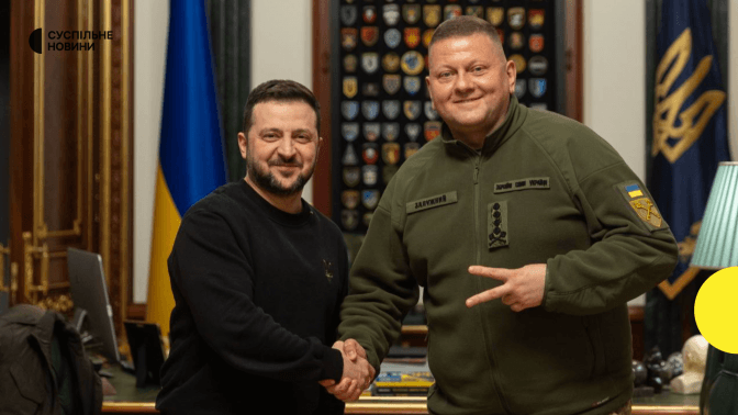 Зеленський пояснив відставку Залужного