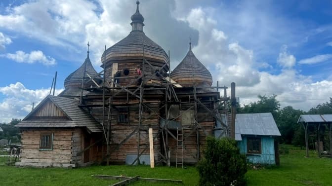 На Львівщині за 6 млн гривень почали реставрувати старовинну церкву