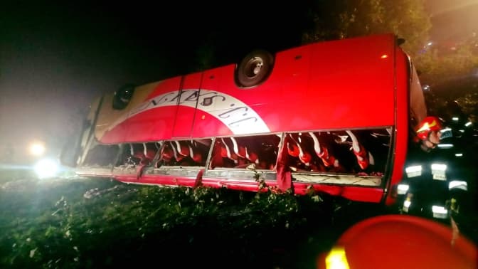 У Польщі перекинувся автобус із туристами зі Львова, є загиблі