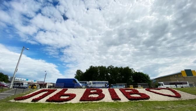 Львів у квітах. На території Залізничного району облаштували квіткові композиції