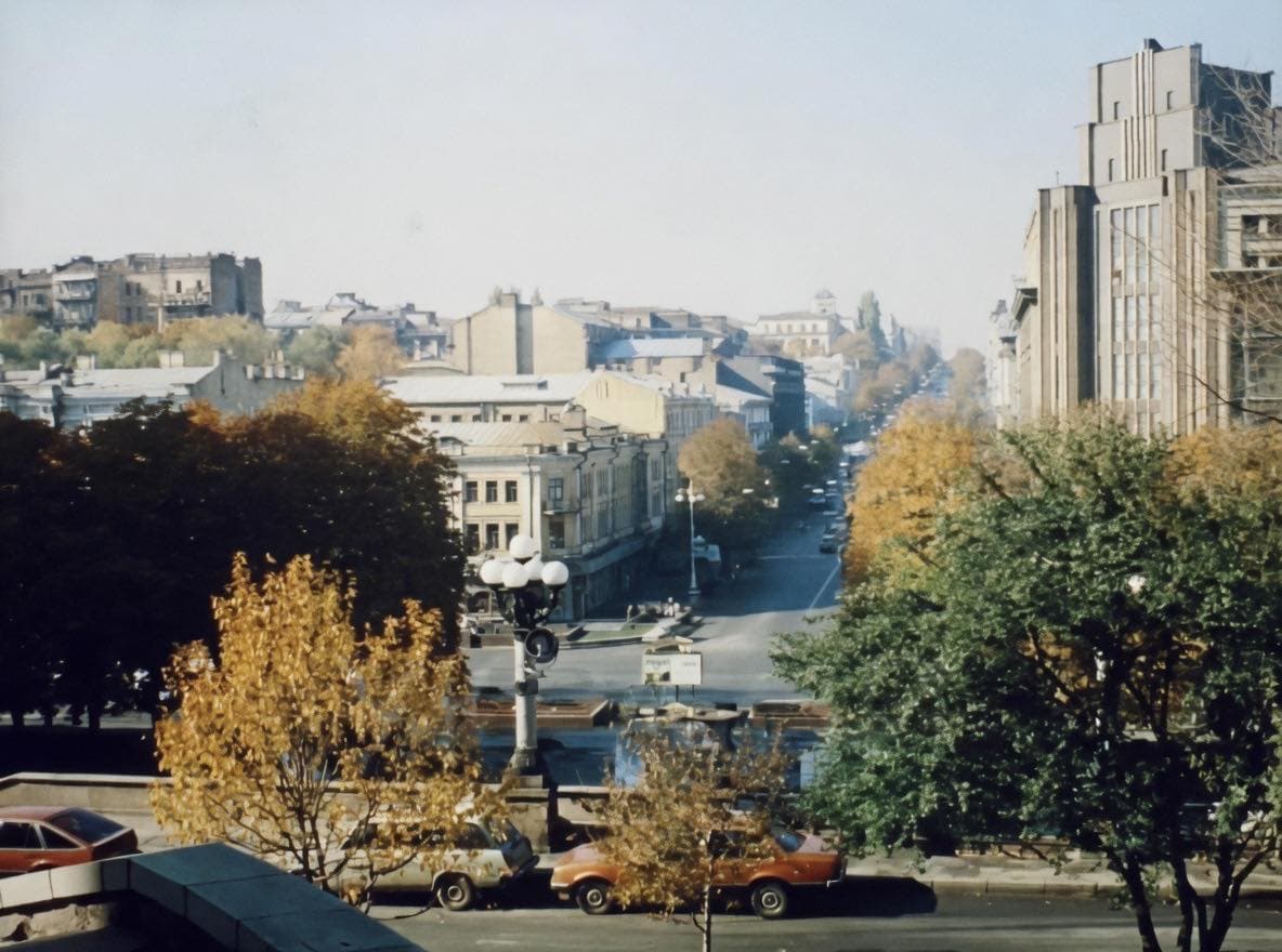 Хрещатик, 1996 рік. Фото: Всесвітній клуб киян Worldwide club of Kyivans