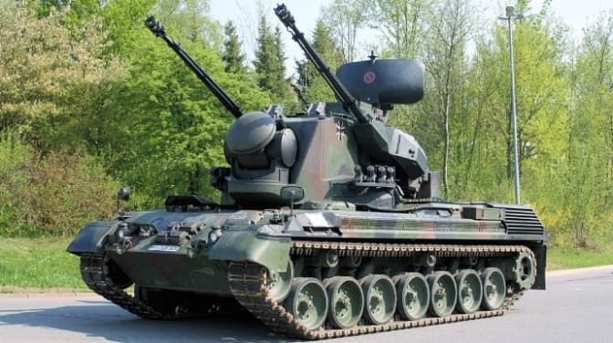 Україна отримала перші артилерійські установки Gepard від Німеччини