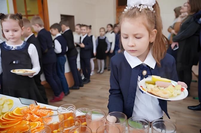 Для учнів початкових класів впровадили безкоштовне харчування