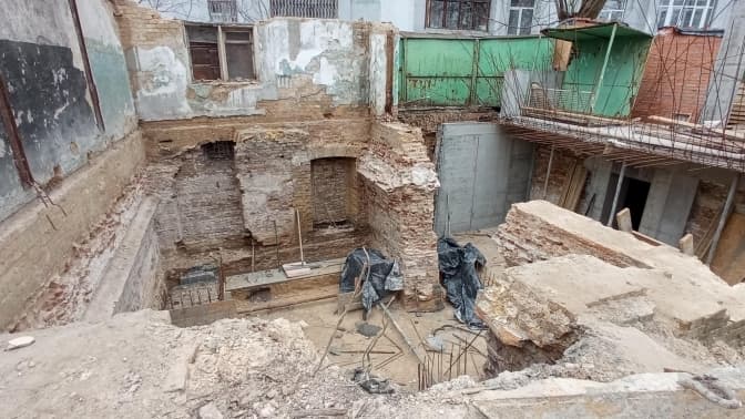 Фундаменти палацу Розумовського законсервують