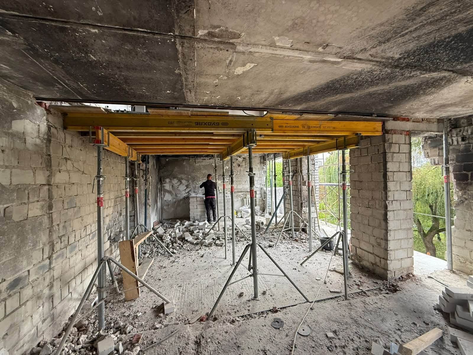 Відновлення будинку на вул. Виговського, 77 / фото: Андрій Москаленко
