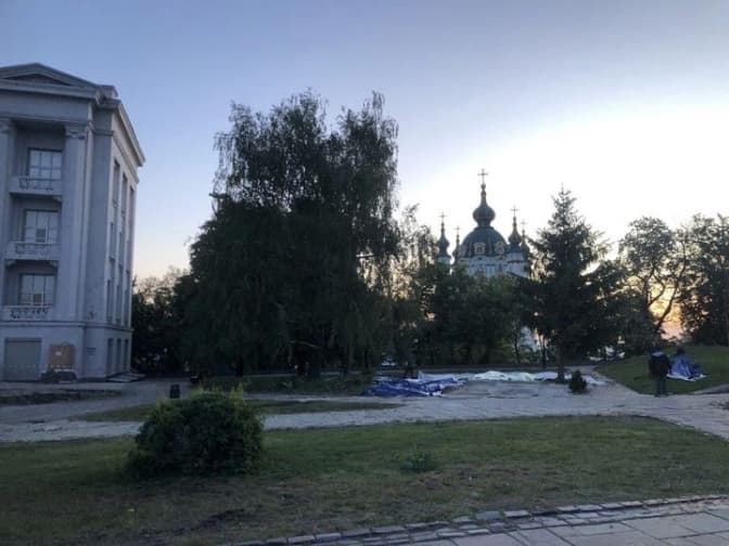 Храм-МАФ УПЦ МП на Старокиївській горі знесли