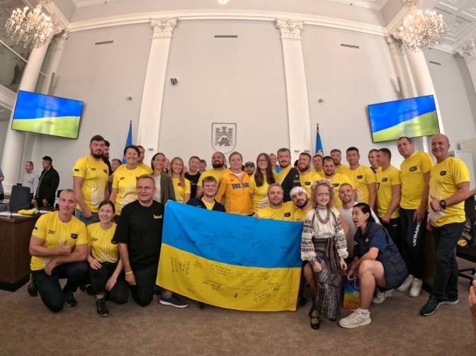 У Львові зустріли учасників «Ігор Нескорених»