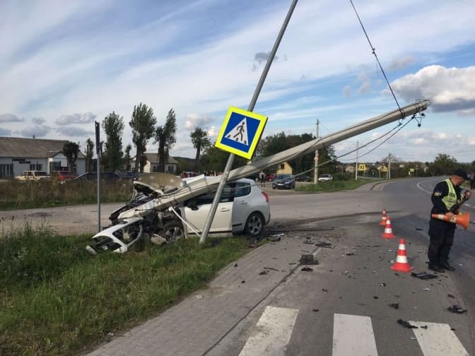 Унаслідок ДТП на Львівщині постраждали четверо осіб