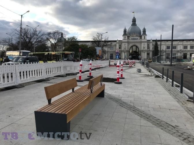 Двірцева до реконструкції і перед відкриттям першої частини. Відео з дрона