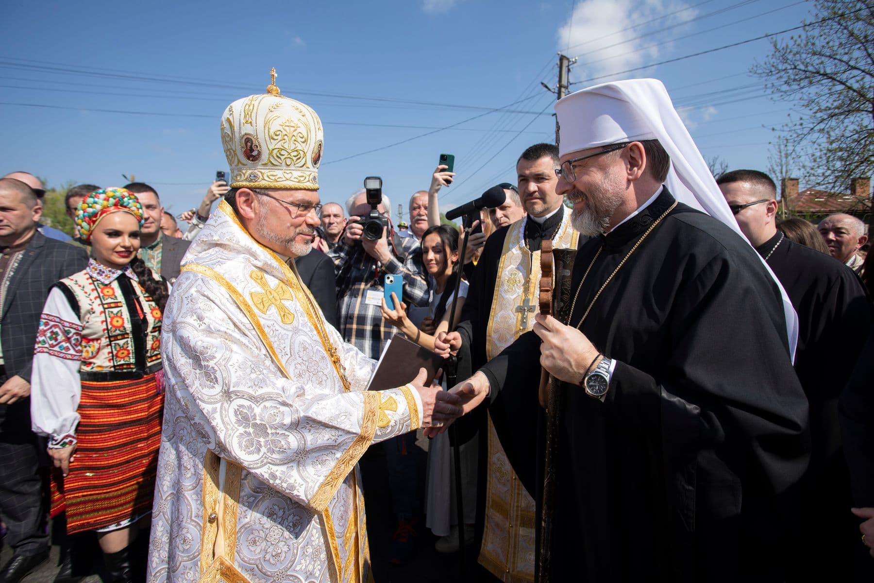 Блаженніший Святослав і нинішній єпарх Самбірсько-Дрогобицької єпархії Ярослав Приріз