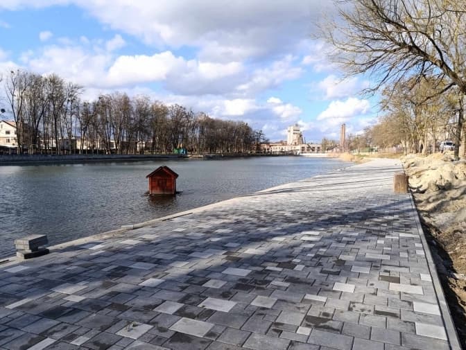 На якому етапі реконструкція озера в одному з парків Львова