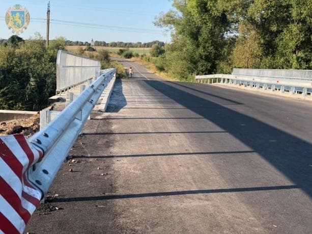 На Львівщині відремонтували міст через Ставчанку. Фото