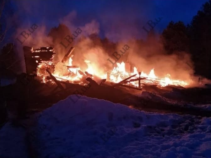 У заміському будинку бізнесмена Ігоря Мазепи сталася пожежа