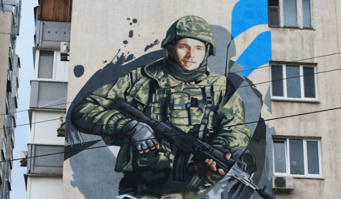 У Києві з'явився мурал на честь «Азовця» «Оджоса»