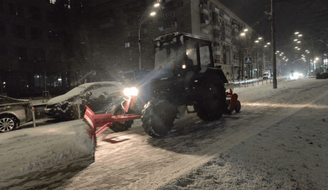 У Києві 19 лютого очікується ожеледь, на вулицях 280 одиниць снігоприбиральної техніки
