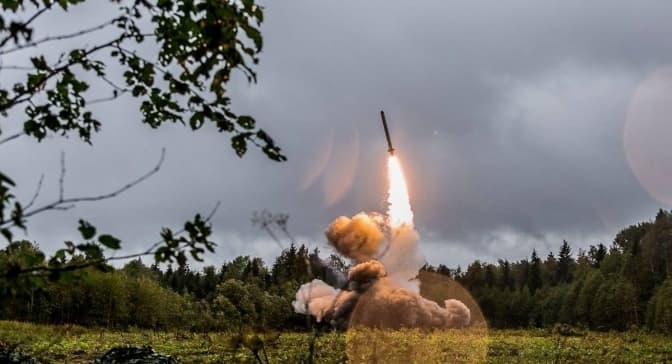 Пуск крилатої ракети комплексу "Искандер". Ілюстративне фото