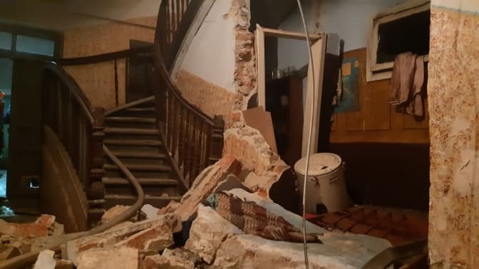 З’явилися фото з місця вибуху газу у Львові