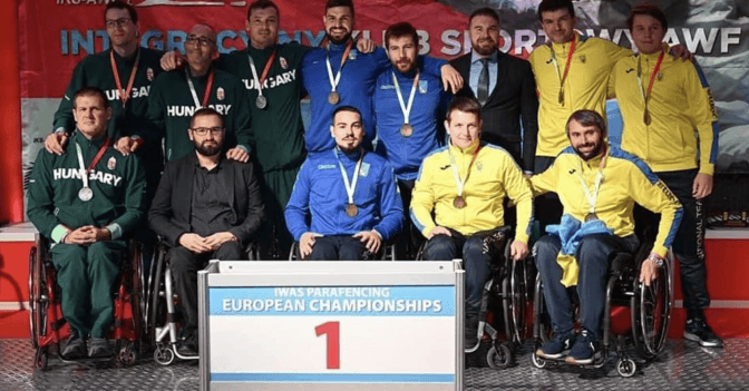 Парафехтувальники з Львівщини вибороли 5 медалей на чемпіонаті Європи