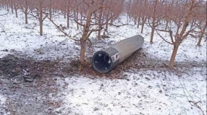 На території Молдови під час масованої атаки росії впала ракета