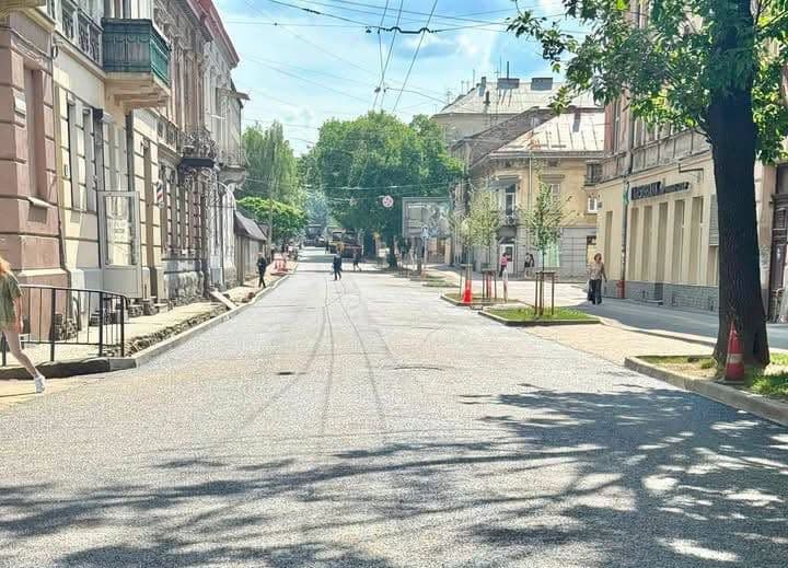 Вулиця Героїв УПА після ремонту / фото: Андрій Москаленко