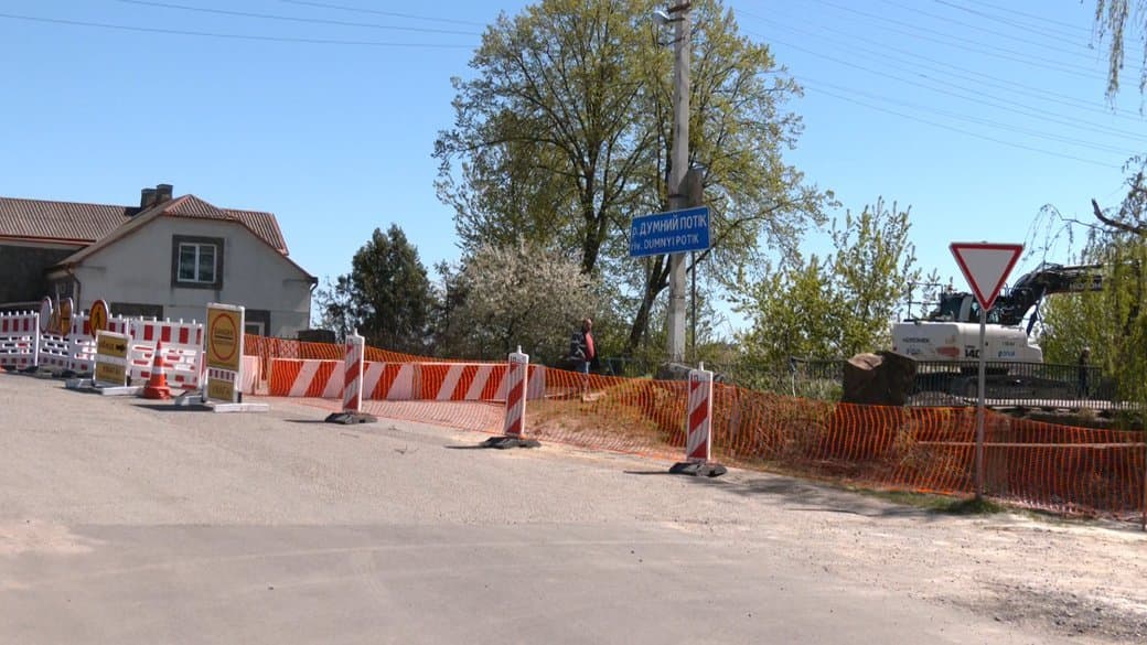 Перекрита дорога у Куликові / фото: Суспільне Львів