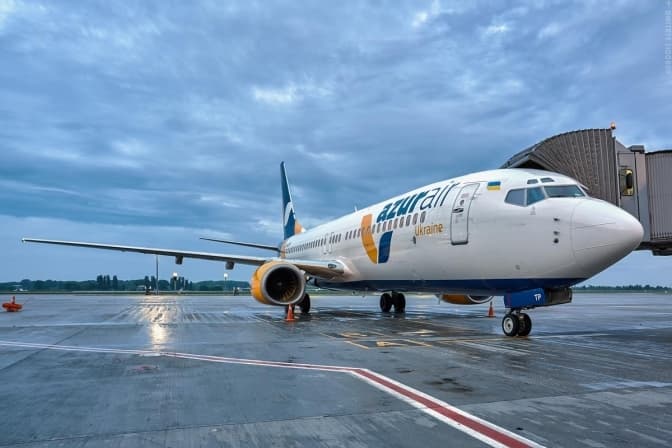 З аеропорту «Бориспіль» вилетів літак авіакомпанії Skyline Express