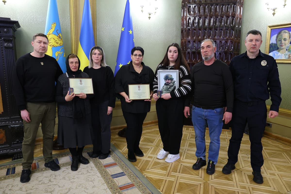 Посмертно нагородили львівських поліцейських: Богдан Верхомій та Михайло Штинда отримали відзнаки Президента України