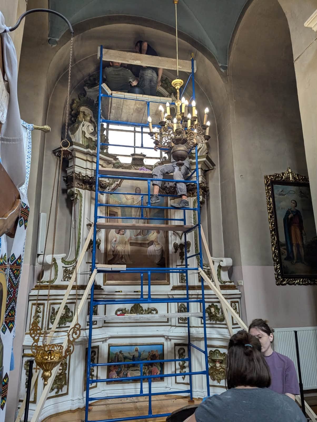 У Львові реставрують унікальні вівтарі / фото: Євген Бойко