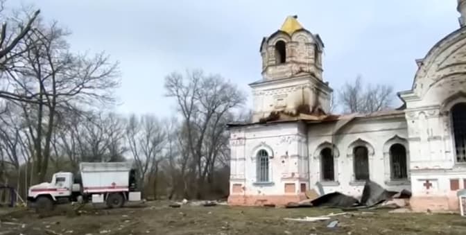 У церкві на Чернігівщині, де був штаб росіян, знайшли тіла закатованих українців