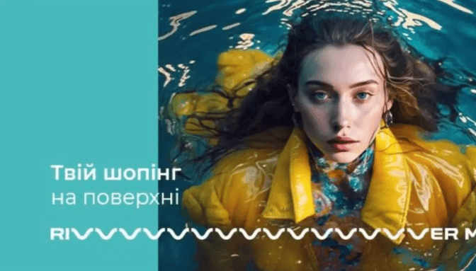 Реклама ТРЦ River Mall у соцмережах
