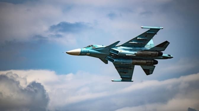 Українські військові знищили ще один російський бомбардувальник Су-34