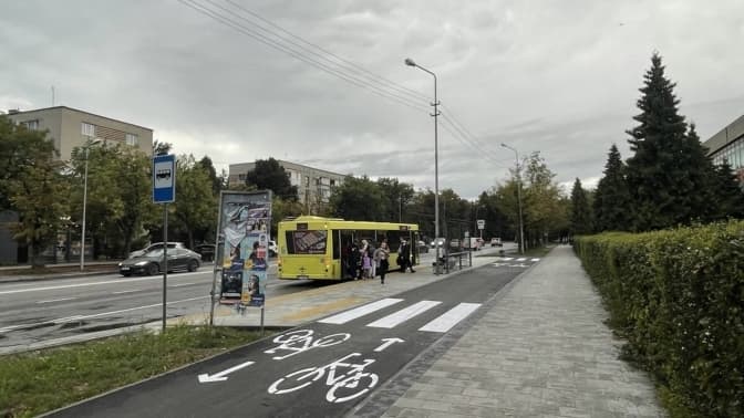 Велодоріжка на вул. Володимира Великого, фото: ЛМР