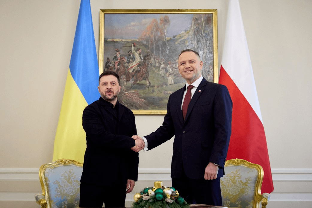 Володимир Зеленський і Кароль Навроцький / Фото: ОП