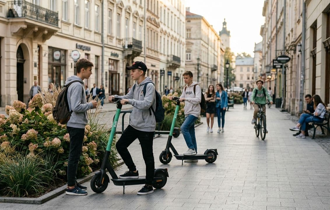 У Львові зростає кількість травмованих самокатників / фото ілюстративне
