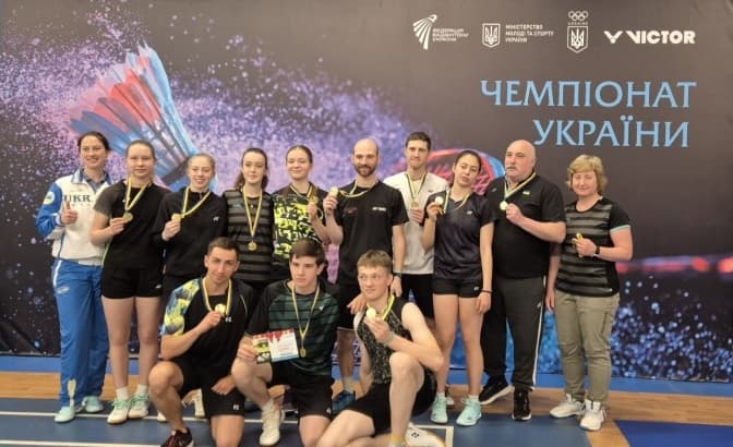 Бадмінтоністи Львівщини стали чемпіонами суперліги України