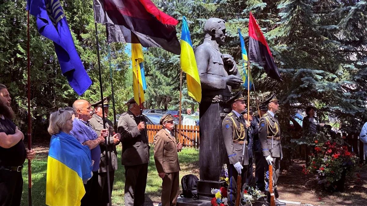 На Львівщині вшанували 135-ту річницю від дня народження Євгена Коновальця / фото: ЛОВА