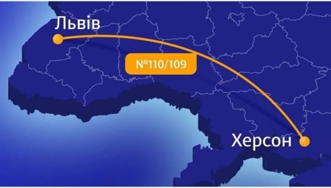 росіяни обстріляли вокзал у Херсоні та пошкодили поїзд, що прямував до Львова