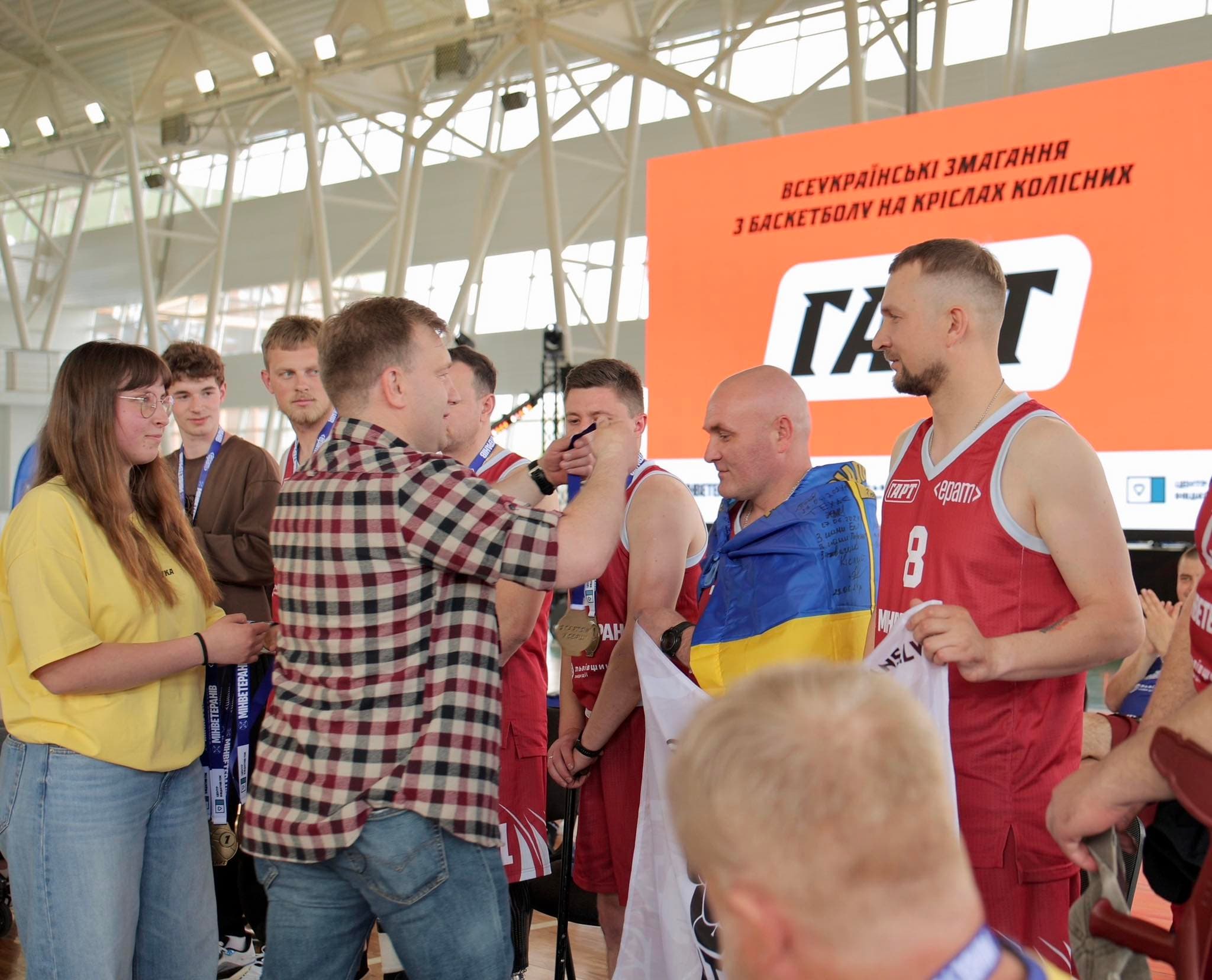Ветеранська команда BC Titans Lviv перемогла на всеукраїнських змаганнях з баскетболу на колісних кріслах / фото ЛОДА