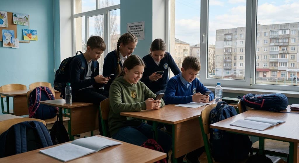 У школах Львівщини обмежать використання смартфонів / фото ілюстративне