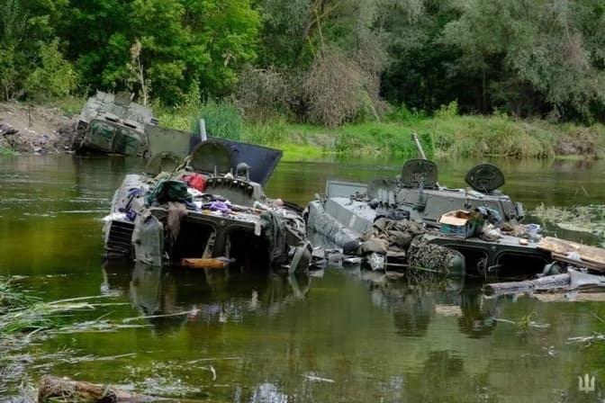 Окупанти залишили деякі позиції на Херсонщині та втікають з Харківщини, – Генштаб
