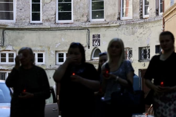Львів'яни вшанували пам'ять жертв наймасштабнішого ракетного обстрілу на Стрийській